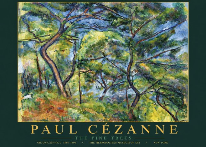 Paul Cézanne The Pine Trees No5 - Juliste