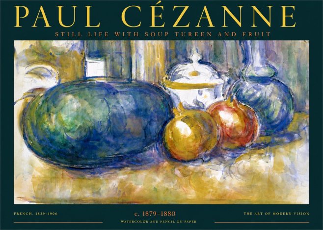 Paul Cézanne Still Life with Apples and Vessels No5 - Juliste