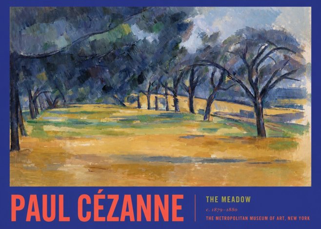 Paul Cézanne The Meadow No2 - Juliste