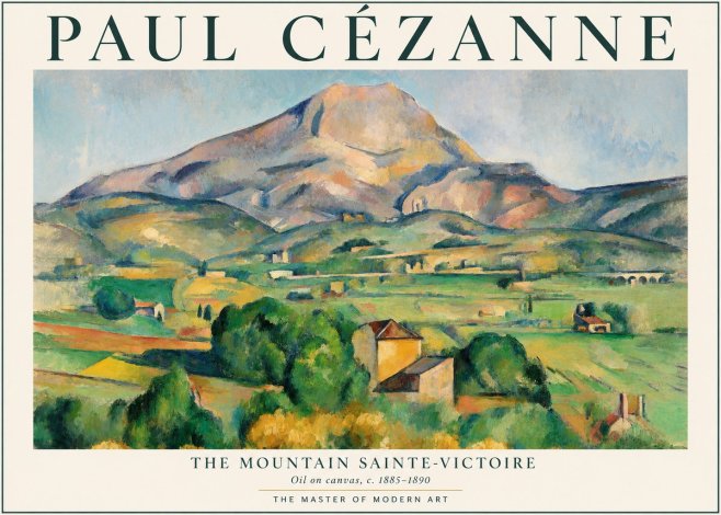 Paul Cézanne Mount Sainte-victoire No2 - Juliste