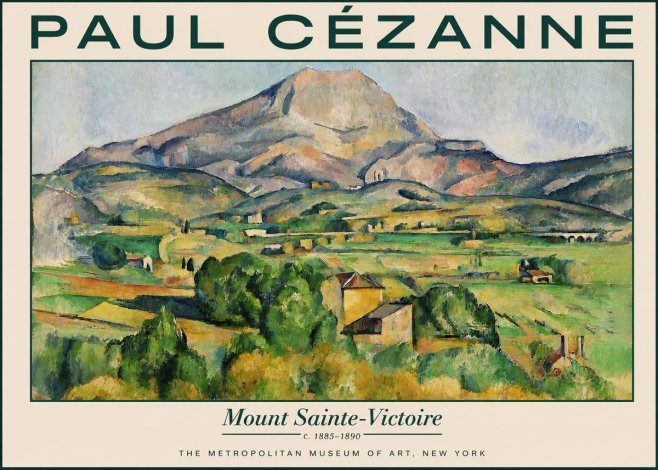 Paul Cézanne Mount Sainte-victoire No5 - Juliste