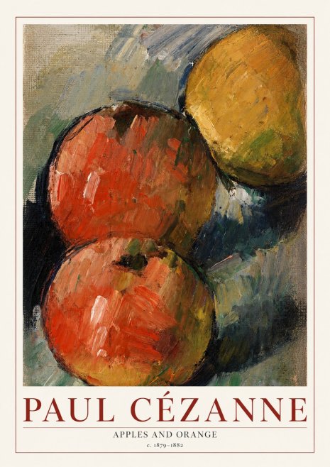 Paul Cézanne Apples and Orange No1 - Juliste