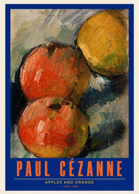 Paul Cézanne Apples and Orange No2 - Juliste