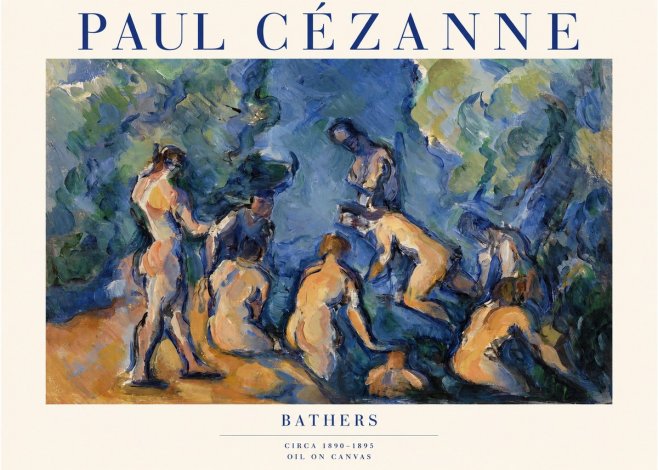 Paul Cézanne Bathers I No1 - Juliste