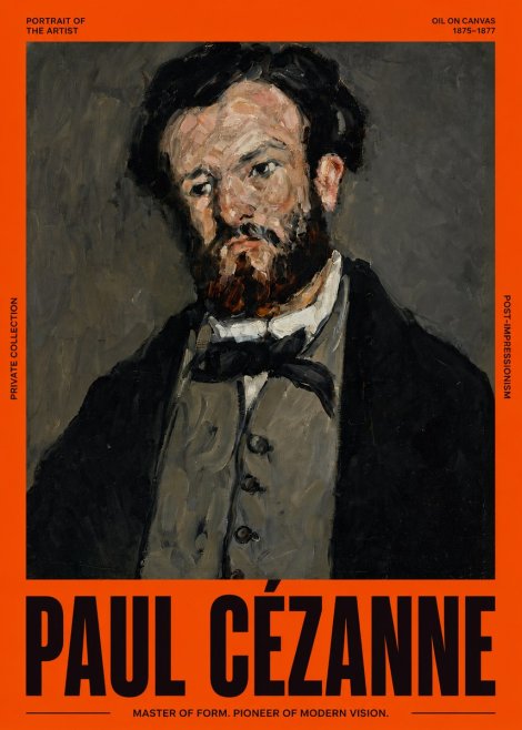 Paul Cézanne Portrait of the Artist I No3 - Juliste