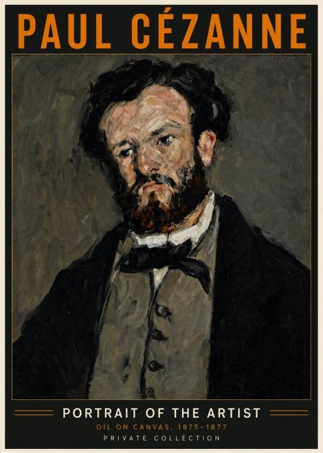 Paul Cézanne Portrait of the Artist I No6 - Juliste