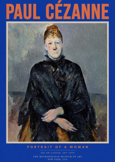 Paul Cézanne Portrait of a Woman I No2 - Juliste