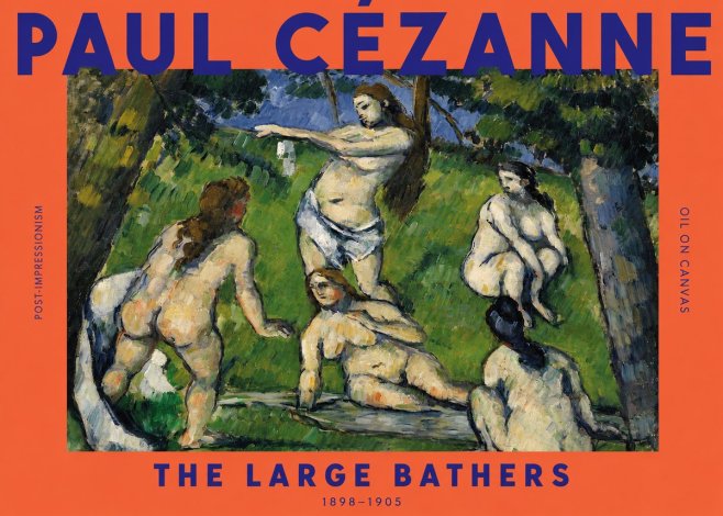 Paul Cézanne The Large Bathers III No2 - Juliste
