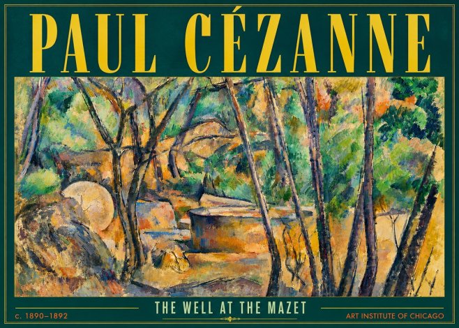 Paul Cézanne The Well at the Mazet No5 - Juliste