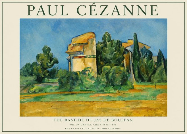 Paul Cézanne The Bastide Du Jas De Bouffan No1 - Juliste
