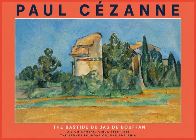 Paul Cézanne The Bastide Du Jas De Bouffan No2 - Juliste