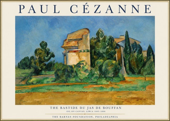 Paul Cézanne The Bastide Du Jas De Bouffan No3 - Juliste