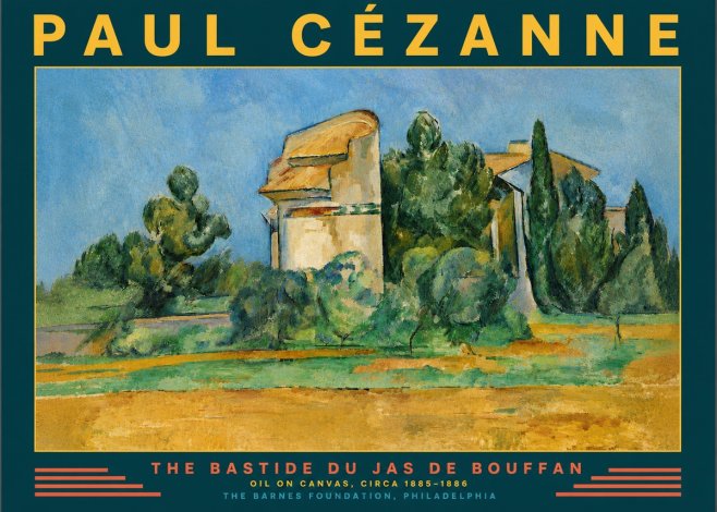 Paul Cézanne The Bastide Du Jas De Bouffan No4 - Juliste