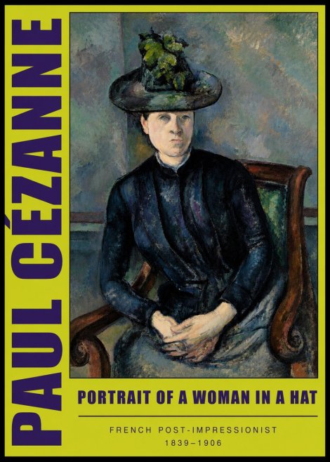 Paul Cézanne Portrait of a Woman II No5 - Juliste
