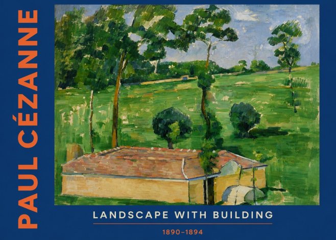 Paul Cézanne Landscape with Building No4 - Juliste