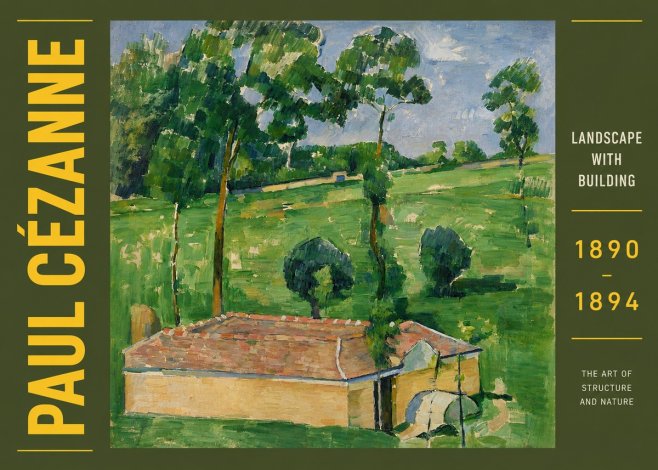 Paul Cézanne Landscape with Building No6 - Juliste