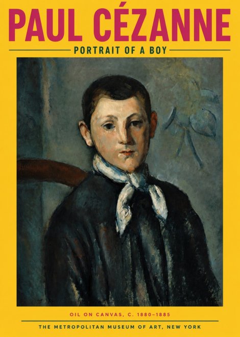 Paul Cézanne Portrait of a Boy No2 - Juliste