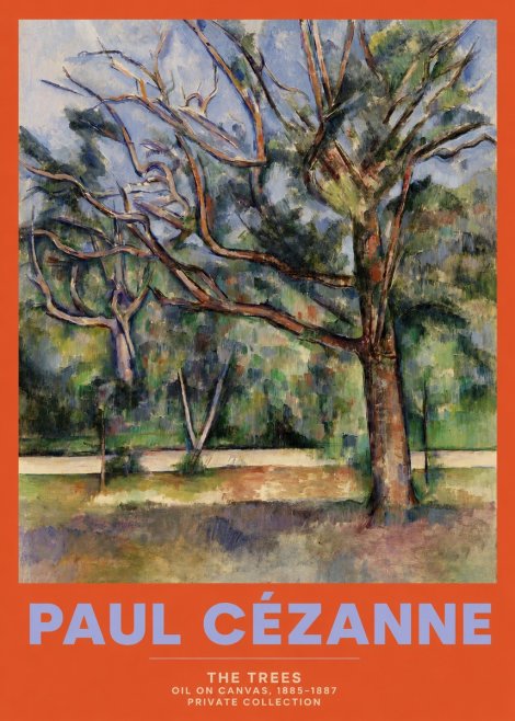 Paul Cézanne The Trees No2 - Juliste