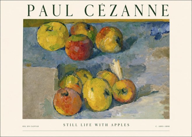 Paul Cézanne Still Life with Apples No1 - Juliste