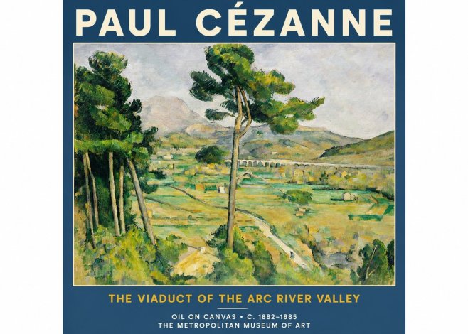 Paul Cézanne The Viaduct of the Arc River Valley No2 - Juliste