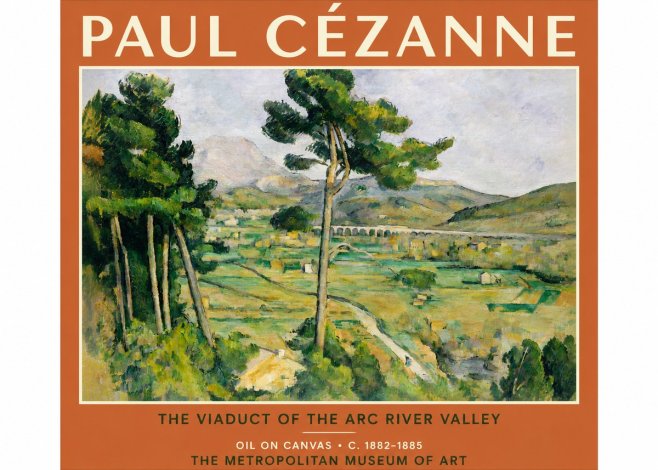 Paul Cézanne The Viaduct of the Arc River Valley No3 - Juliste
