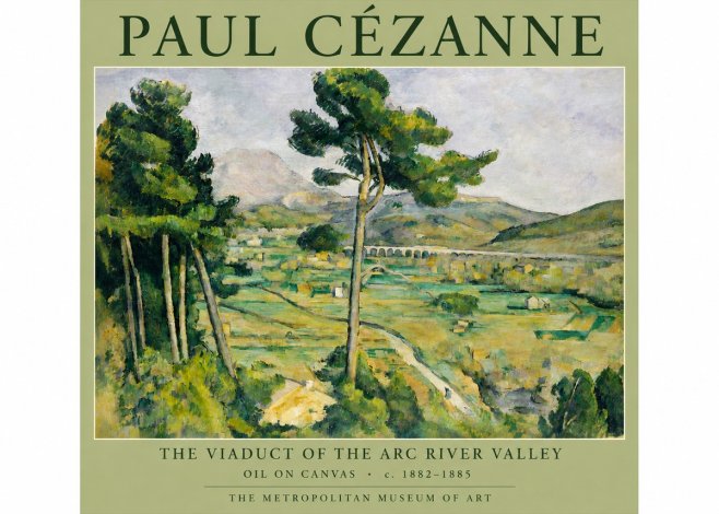 Paul Cézanne The Viaduct of the Arc River Valley No4 - Juliste