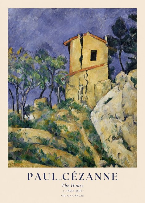 Paul Cézanne The House No1 - Juliste