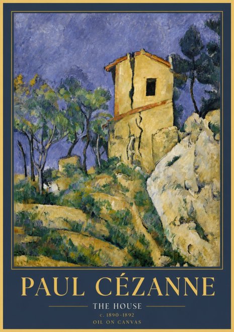 Paul Cézanne The House No5 - Juliste