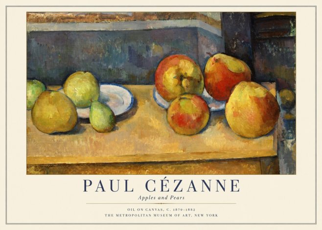 Paul Cézanne Apples and Pears No1 - Juliste
