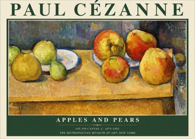 Paul Cézanne Apples and Pears No4 - Juliste