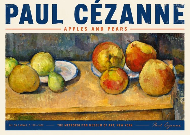 Paul Cézanne Apples and Pears No5 - Juliste