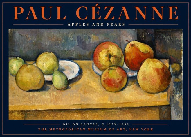 Paul Cézanne Apples and Pears No6 - Juliste