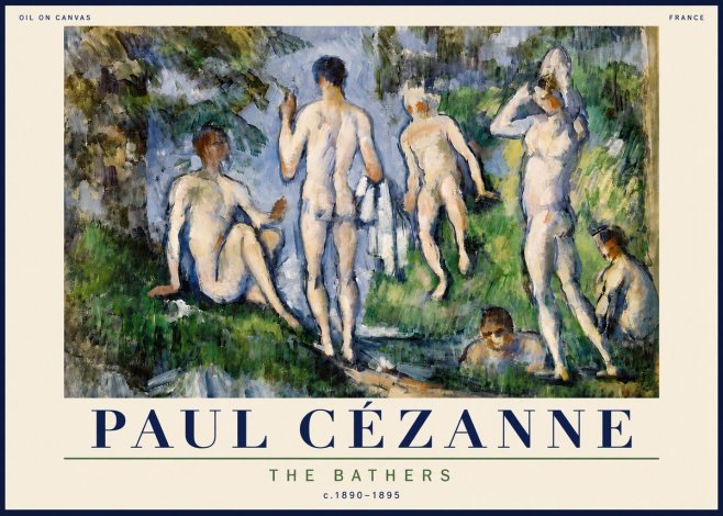 Paul Cézanne The Bathers No6 - Juliste