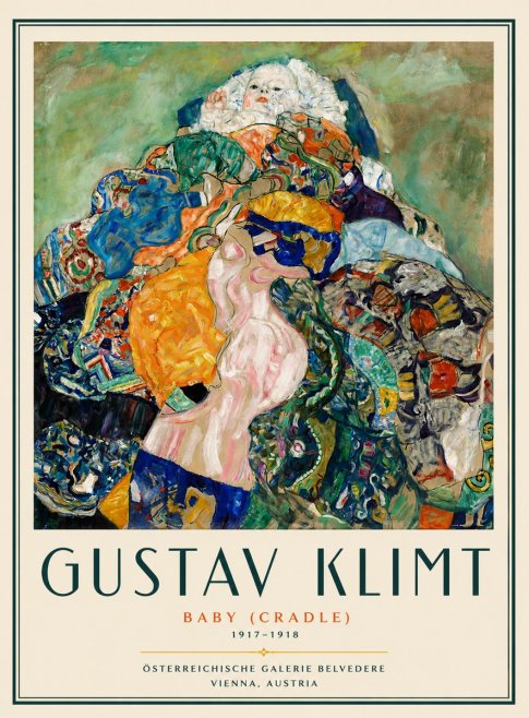 Klimt Baby (Cradle) No6 - Juliste