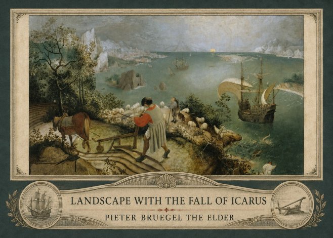 Pieter Bruegel Landscape with the Fall of Icarus I No4 - Juliste