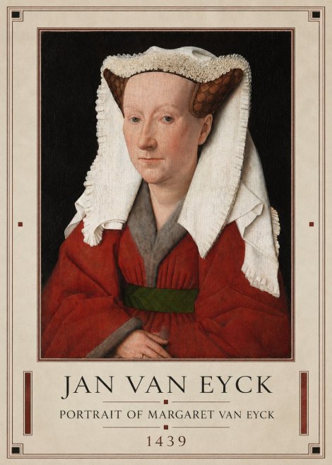Jan van Eyck Portrait of Margaret Van Eyck II No1 - Juliste