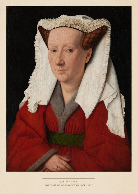 Jan van Eyck Portrait of Margaret Van Eyck II No4 - Juliste