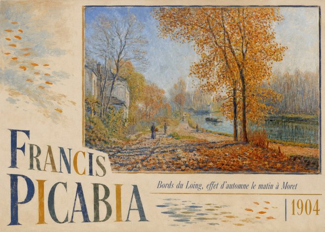 Francis Picabia Bords Du Loing, Effet D'automne Le Matin À Moret No6 - Juliste