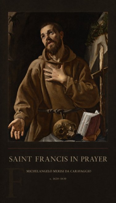Michelangelo Merisi da Caravaggio Saint Francis in Prayer I No4 - Juliste