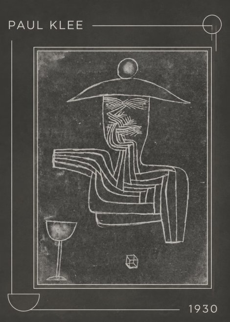 Paul Klee Figure of a Seer No1 - Juliste