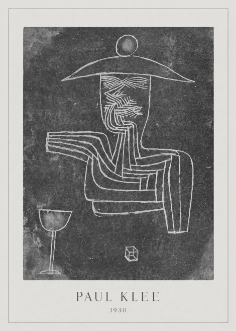 Paul Klee Figure of a Seer No3 - Juliste