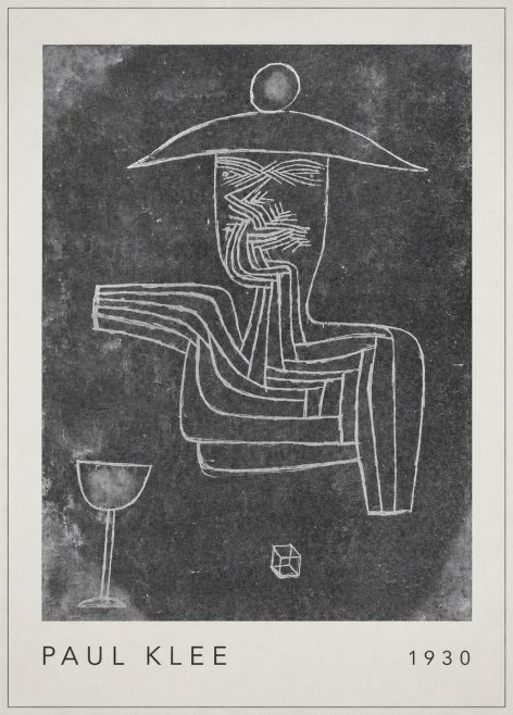 Paul Klee Figure of a Seer No6 - Juliste