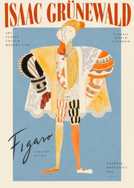 Isaac Grünewald Figaro I No3 - Juliste
