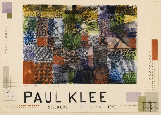Paul Klee Stickerei No3 - Juliste
