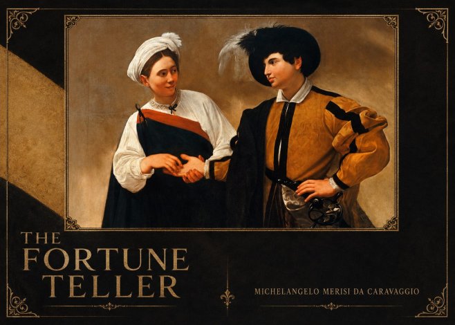 Michelangelo Merisi da Caravaggio The Fortune Teller I No2 - Juliste