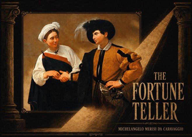 Michelangelo Merisi da Caravaggio The Fortune Teller I No6 - Juliste