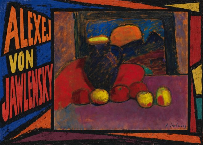 Alexej von Jawlensky Still Life with Vase and Fruit No3 - Juliste