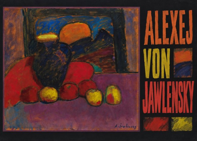 Alexej von Jawlensky Still Life with Vase and Fruit No4 - Juliste