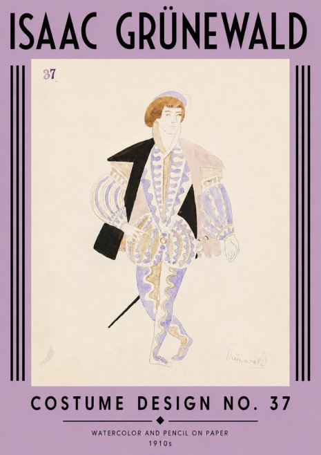 Isaac Grünewald Costume Design No. 37 No4 - Juliste