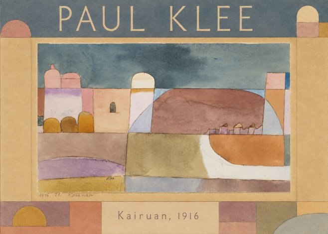 Paul Klee Kairuan, 1916 No3 - Juliste